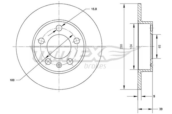 TOMEX Brakes TX 70-01...